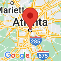 Map of Atlanta GA US